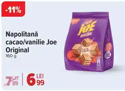 Carrefour Market Napolitană cacao/vanilie Joe Original Ofertă