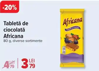 Carrefour Market Tabletă de ciocolată Africana Ofertă