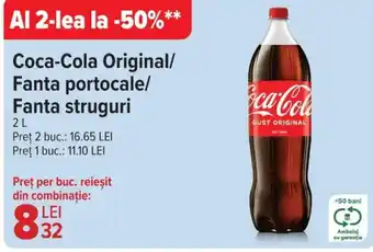 Carrefour Market Coca-Cola Original/ Fanta portocale/ Fanta struguri Ofertă