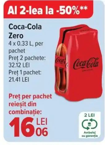 Carrefour Market Coca-Cola Zero Ofertă