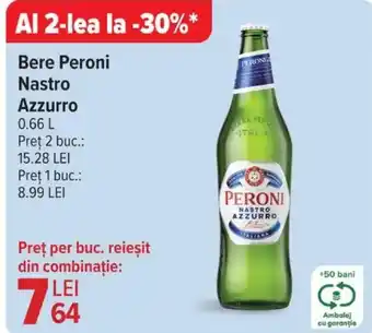 Carrefour Market Bere Peroni Nastro Azzurro Ofertă