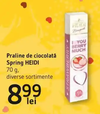 Supeco Praline de ciocolată Spring HEIDI Ofertă