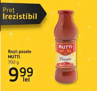 Supeco Roşii pasate MUTTI Ofertă