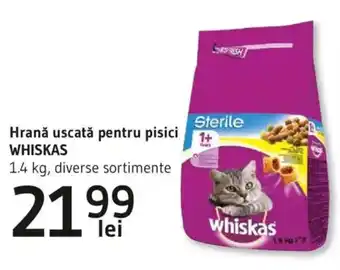 Supeco Hrană uscată pentru pisici + WHISKAS Ofertă