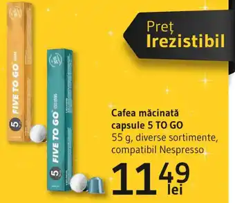 Supeco Cafea măcinată capsule 5 TO GO Ofertă