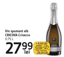 Supeco Vin spumant alb CRICOVA Crisecco Ofertă