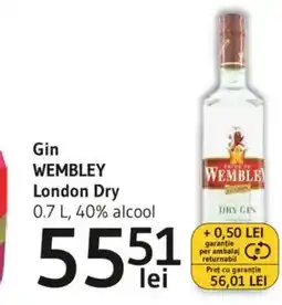 Supeco Gin WEMBLEY London Dry Ofertă