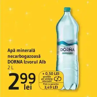 Supeco Apă minerală necarbogazoasă DORNA Izvorul Alb Ofertă