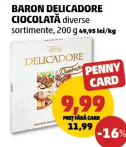 Penny Baron delicadore ciocolată Ofertă