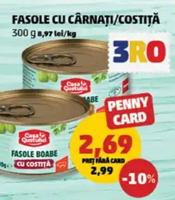 Penny Fasole cu cârnați/costiță Ofertă