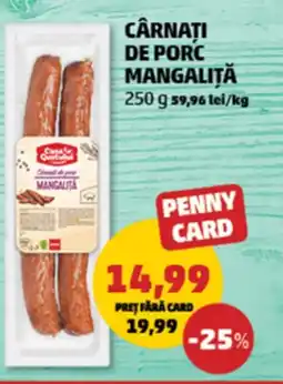 Penny Cârnați de porc mangalită Ofertă