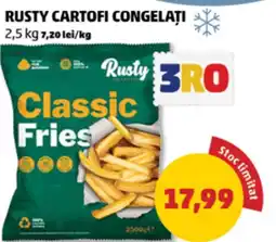 Rusty cartofi congelați