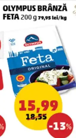 Penny Olympus brânză feta Ofertă