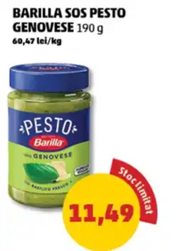 Penny BARILLA Sos pesto genovese Ofertă