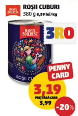 Penny Roşii cuburi Ofertă