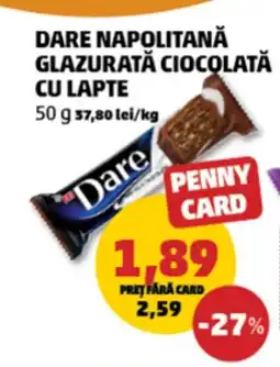 Penny Dare napolitană glazurată ciocolată cu lapte Ofertă