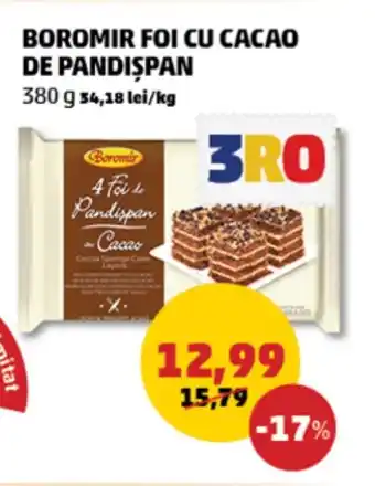 Penny Boromir foi cu cacao de pandispan Ofertă