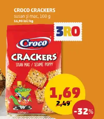 Penny Croco crackers susan şi mac Ofertă