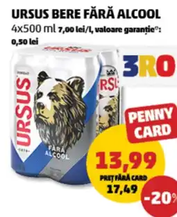 Penny URSUS Bere fără alcool Ofertă