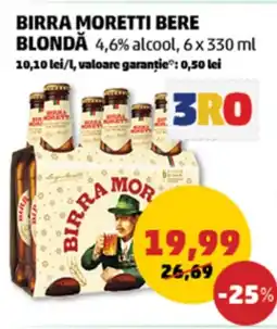 Penny Birra moretti bere blondă Ofertă