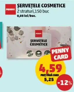 Penny Șervețele cosmetice Ofertă