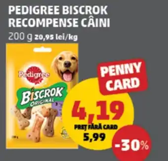 Penny Pedigree biscrok recompense câini Ofertă