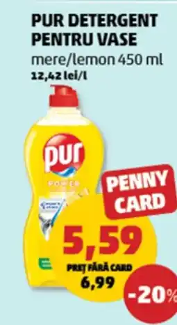 Penny PUR detergent pentru vase Ofertă