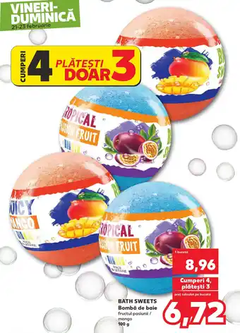 Kaufland BATH SWEETS Bombă de baie Ofertă