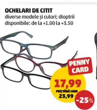 Penny Ochelari de citit Ofertă