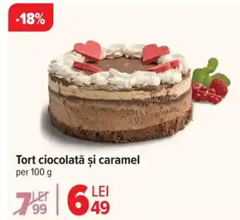 Carrefour Tort ciocolată şi caramel Ofertă