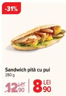 Carrefour Sandwich pită cu pui Ofertă