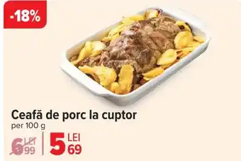 Carrefour Ceafă de porc la cuptor Ofertă