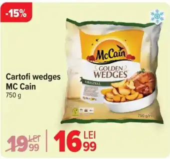 Carrefour Cartofi wedges MC Cain Ofertă