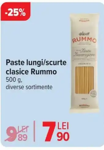 Carrefour Paste lungi/scurte clasice Rummo Ofertă