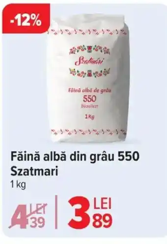 Carrefour Făină albă din grâu 550 Szatmari Ofertă