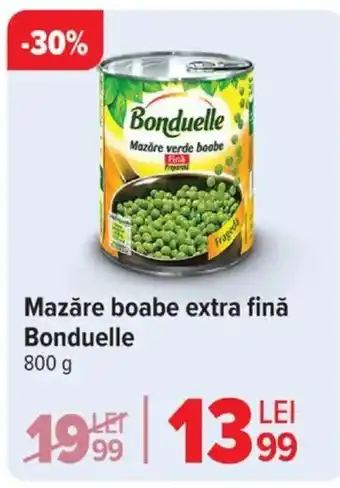 Carrefour Mazăre boabe extra fină Bonduelle Ofertă