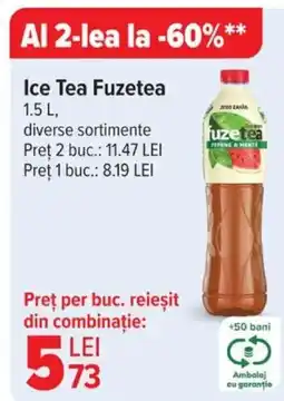 Carrefour Ice Tea Fuzetea Ofertă