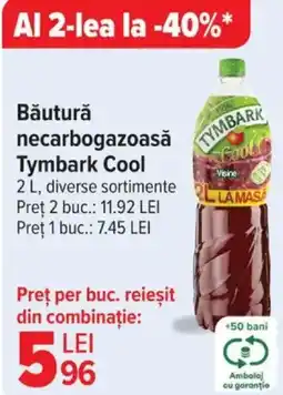 Carrefour Băutură necarbogazoasă Tymbark Cool Ofertă