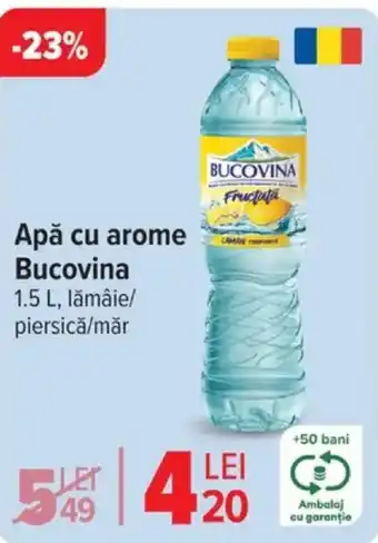 Carrefour Apă cu arome Bucovina Ofertă