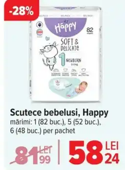 Carrefour Scutece bebelusi, Happy Ofertă