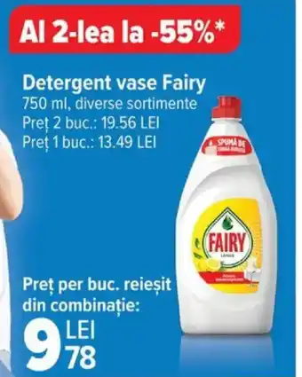 Carrefour Detergent vase Fairy Ofertă