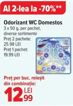 Carrefour Odorizant WC Domestos Ofertă