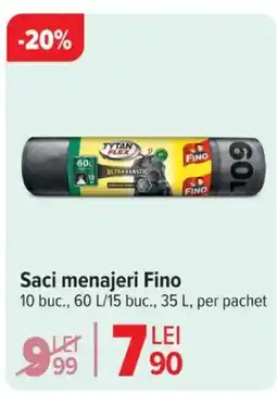 Carrefour Saci menajeri Fino Ofertă