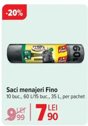 Carrefour Saci menajeri Fino Ofertă