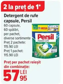 Carrefour Detergent de rufe capsule, Persil Ofertă