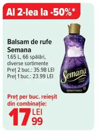 Carrefour Balsam de rufe Semana Ofertă