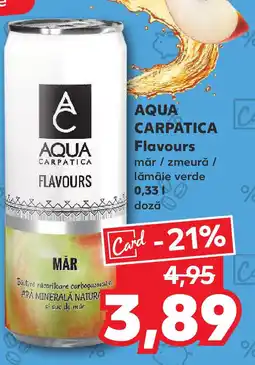 Kaufland AQUA CARPATICA Flavours Ofertă