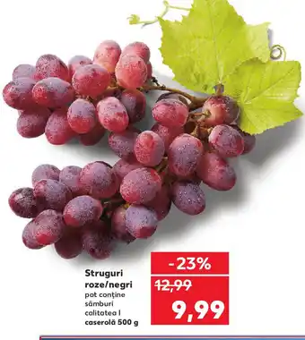 Kaufland Struguri roze/negri Ofertă