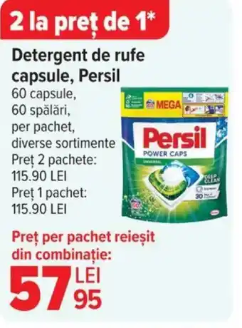 Carrefour Detergent de rufe capsule, Persil Ofertă