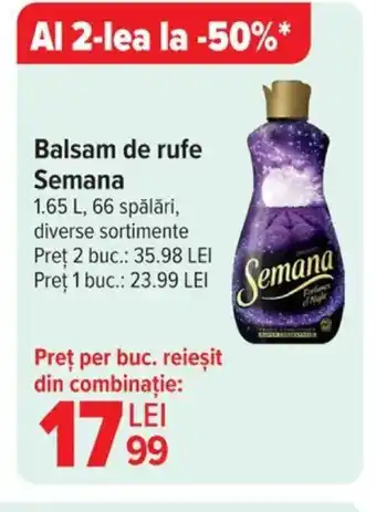 Carrefour Balsam de rufe Semana Ofertă